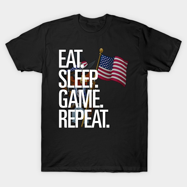 Eat . . . Sleep . . . T-Shirt by dammitrooster